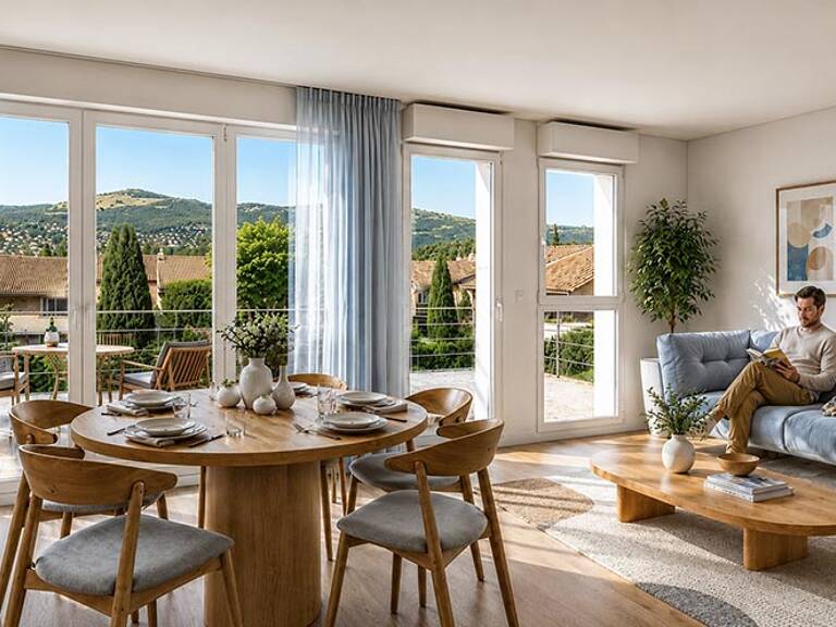 À Mouans-Sartoux, appartements du studio au 5 pièces avec stationnement au cœur d'un environnement résidentiel recherché — photo 1