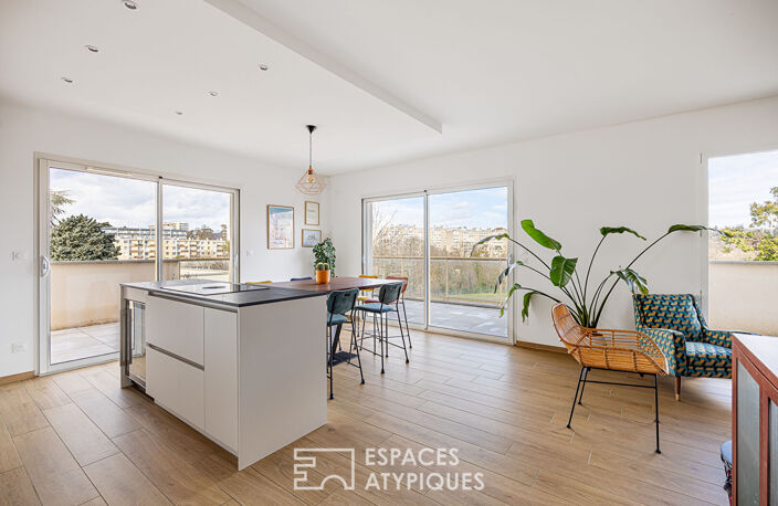 Rooftop et double terrasses avec vue imprenable à Caluire — photo 3