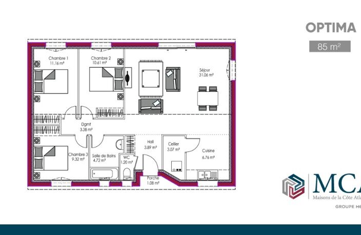 Maison à construire à Pompignac (33370) — photo 3