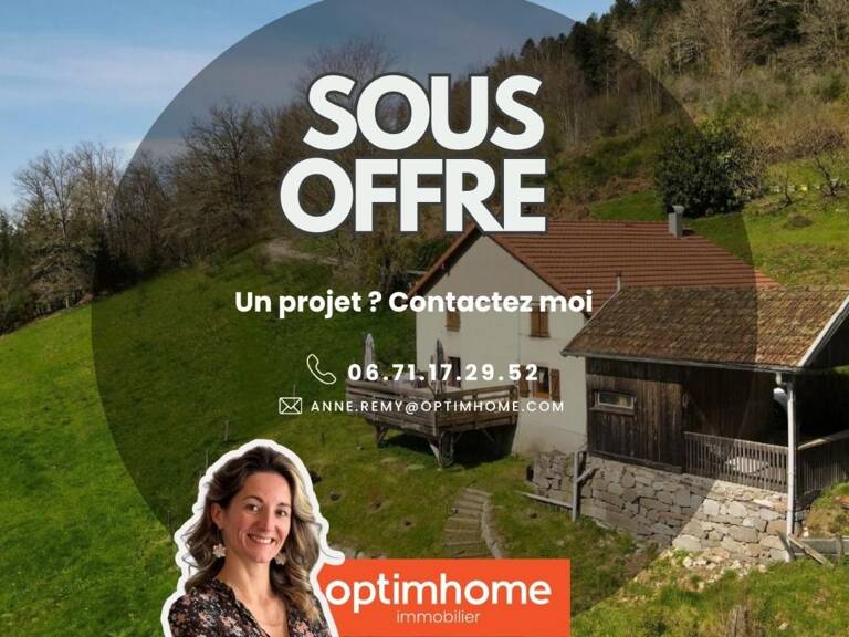 SOUS OFFRE - FERMETTE VOSGIENNE EN PIERRE À VENDRE – SAPOIS – 95 m² – TERRAIN 8 370 m² – VUE DOMINANTE SUR LES MONTAGNES — photo 1