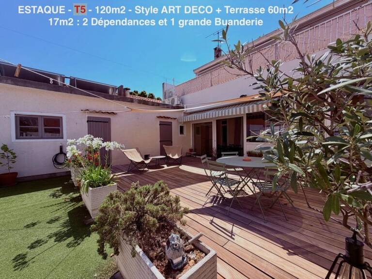 T6 3 chambres - Terrasse - dépendances.  L'ESTAQUE   397 440 euro — photo 1