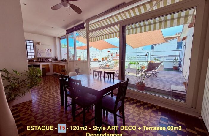 T6 3 chambres - Terrasse - dépendances.  L'ESTAQUE   397 440 euro — photo 4