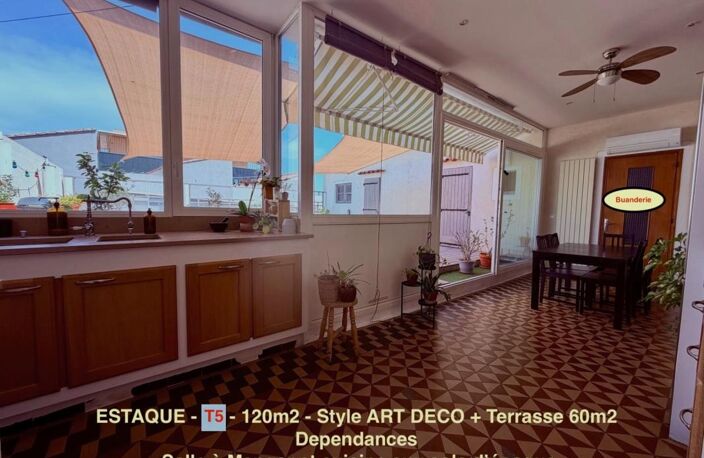 T6 3 chambres - Terrasse - dépendances.  L'ESTAQUE   397 440 euro — photo 5