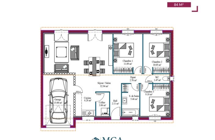 Maison à construire à Bazas (33430) — photo 3