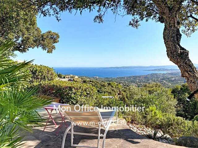 Référence : 7230-LES - MAZET VUE MER ET COLLINES AVEC JARDIN AUX ISSAMBRES — photo du bien