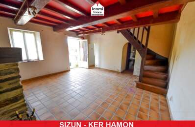FINISTERE - Sizun (29450) - A VENDRE - MAISON ANCIENNE T3 DE 61M² - 2 CHAMBRES - BEAU POTENTIEL LOCATIF SUR TERRAIN DE 600M² — photo du bien