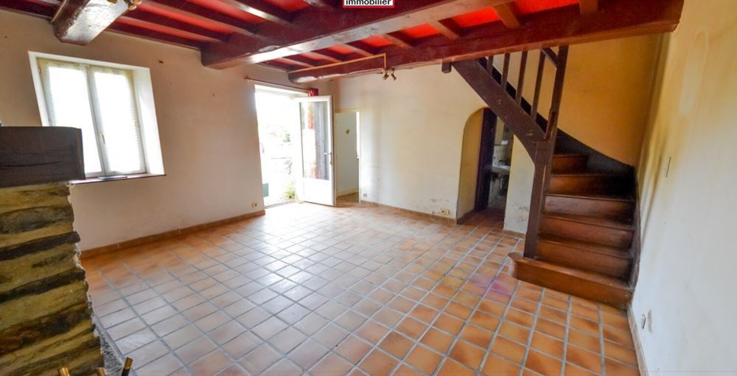 FINISTERE - Sizun (29450) - A VENDRE - MAISON ANCIENNE T3 DE 61M² - 2 CHAMBRES - BEAU POTENTIEL LOCATIF SUR TERRAIN DE 600M² — photo 1