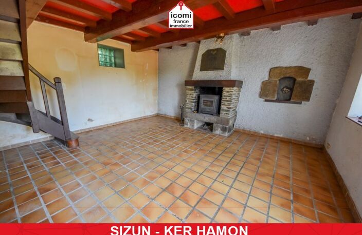 FINISTERE - Sizun (29450) - A VENDRE - MAISON ANCIENNE T3 DE 61M² - 2 CHAMBRES - BEAU POTENTIEL LOCATIF SUR TERRAIN DE 600M² — photo 4