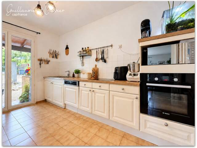 VENDEMIAN (34) - Maison à vendre 4 pièces de plain-pied - 80 m2 - Garage - Terrain clos de 660 m2 — photo du bien