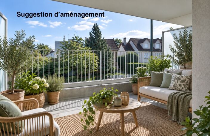 Appartement à vendre 3 pièces PALAISEAU (91), 2 chambres, terrasse, RER à 7 min — photo 2