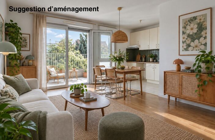 Appartement à vendre 3 pièces PALAISEAU (91), 2 chambres, terrasse, RER à 7 min — photo 4