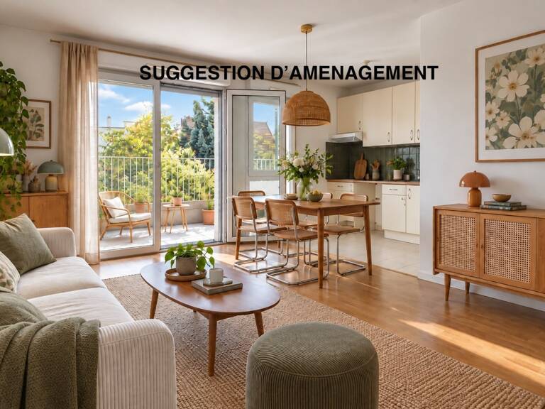 Appartement à vendre 3 pièces PALAISEAU (91), 2 chambres, terrasse, RER à 7 min — photo 1
