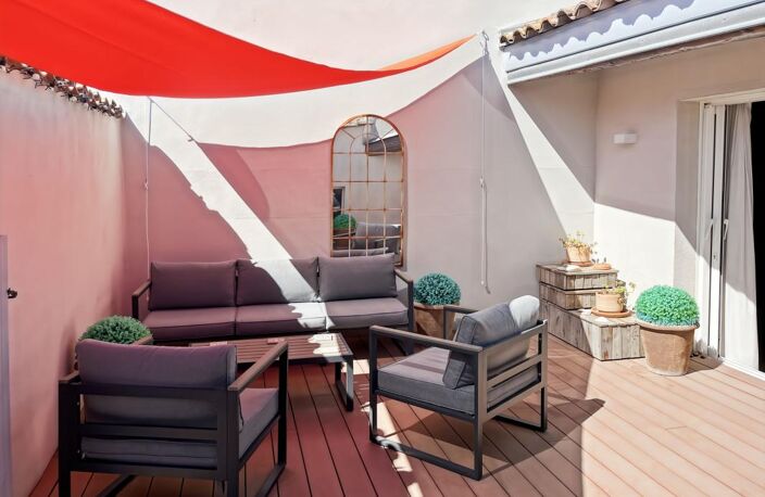 Vente authentique demeure au cœur de Marseillan avec terrasse et garage — photo 4