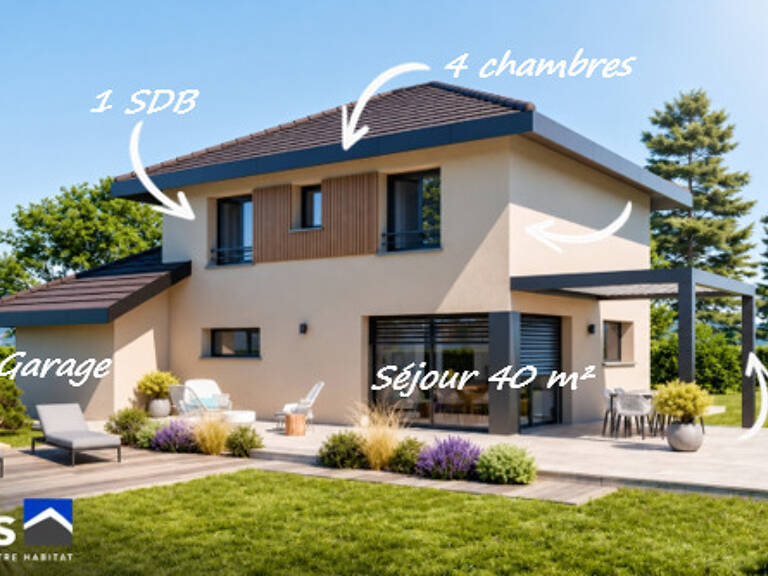 CESSY - Secteur Pitegny- Terrain 560 m² + Maison ARTIS 111 m² avec Garage — photo 1