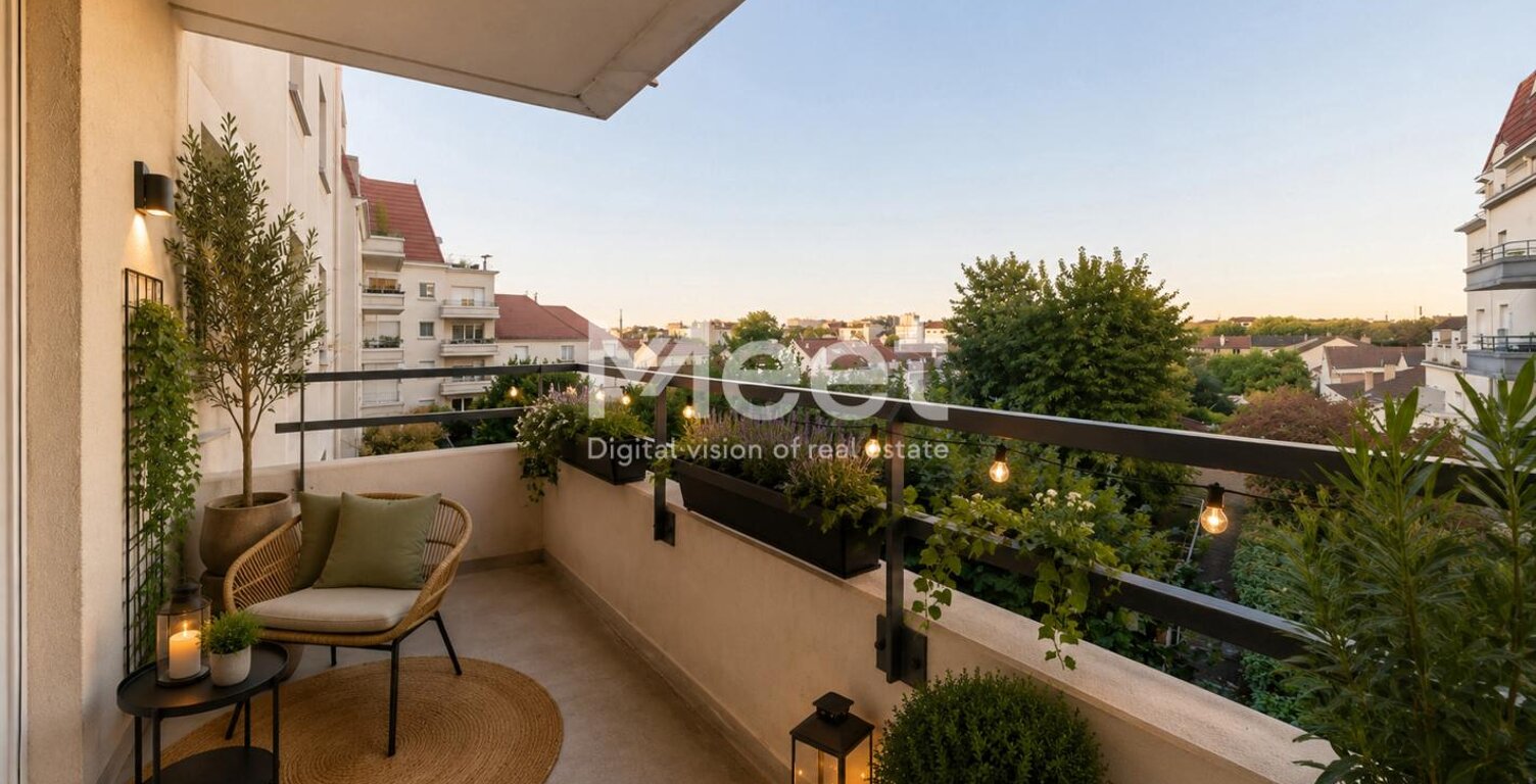 Alfortville — Bord de Seine : 2 pièces avec balcon et parking, au calme — photo 1