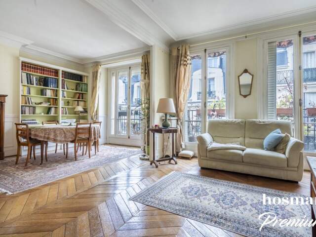 Appartement 4 pièces 92 m² avec balcon - Rue George Sand, Paris 16ème — photo du bien