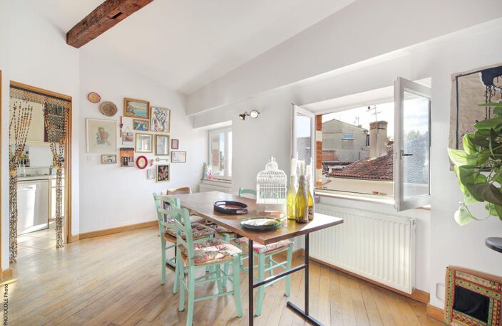TOULOUSE-quartier LES CARMES-APPARTEMENT type 3 dernier étage avec climatisation et ascenseur — photo 3