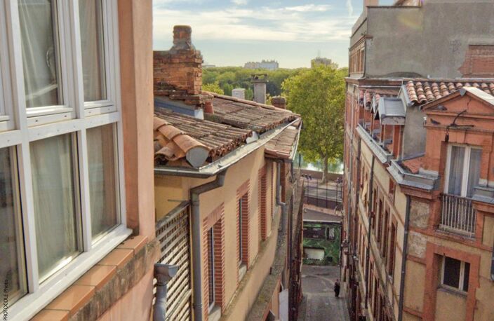 TOULOUSE-quartier LES CARMES-APPARTEMENT type 3 dernier étage avec climatisation et ascenseur — photo 5
