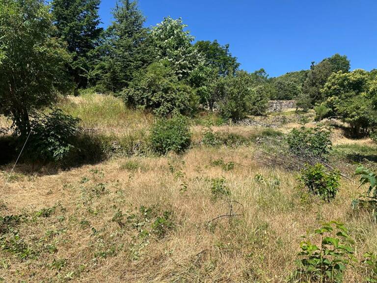 Terrain constructible avec panorama sur les montagnes ardéchoises — photo 1