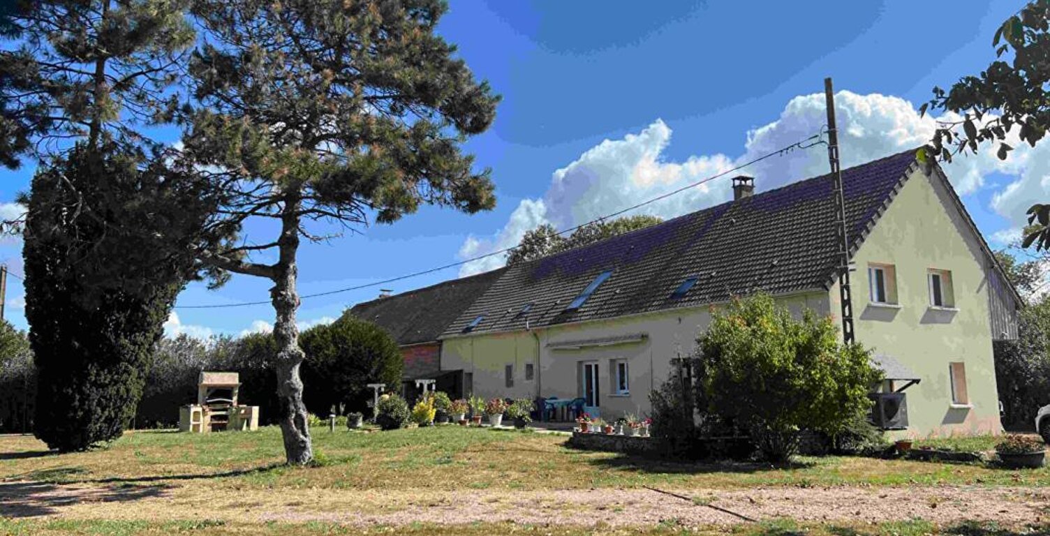 61500  SEES L'EVECHE, grande longère, 14 pièce(s), 10 chambres,  370 m2 environ , PRIX 374 400 , honoraires  4 % inclus  à la charge de l'acquéreur  soit 360 000 hors honoraires — photo 1