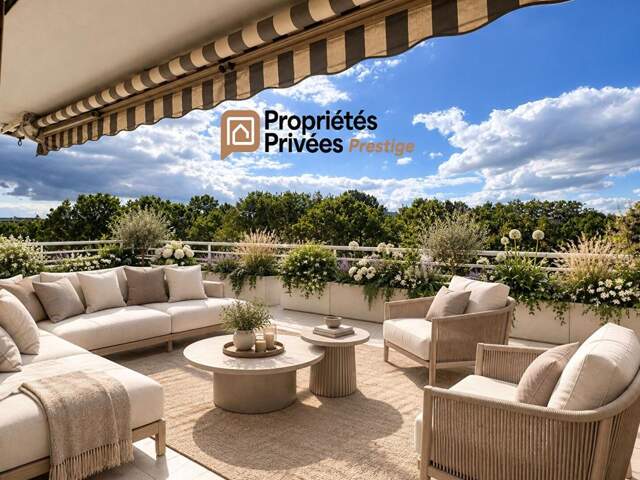 Neuilly sur Seine, penthouse en duplex derniers étages, terrasse plein ciel 160m2 — photo du bien