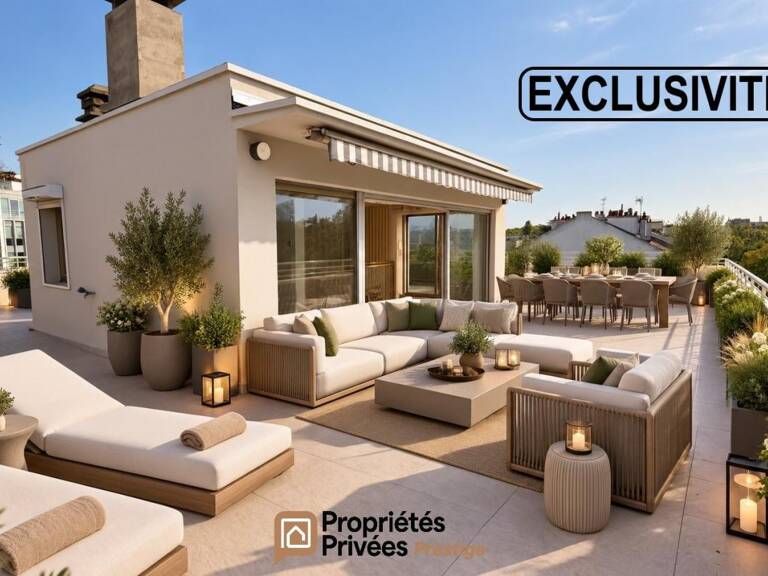 EXCLUSIVITE : Neuilly sur Seine, penthouse en duplex derniers étages, terrasse plein ciel 160m2 — photo 1