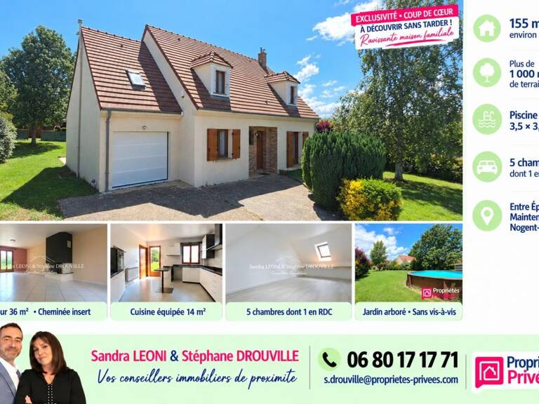 PROCHE EPERNON MAINTENON - RAVISSANTE MAISON FAMILIALE de 155 m² - 5 CHAMBRES — photo 1