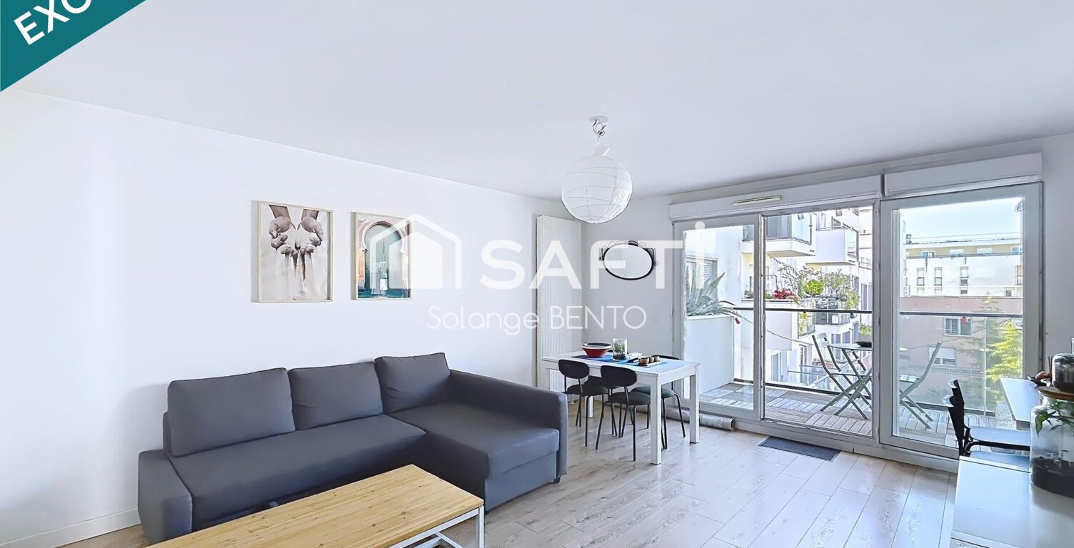 Appartement 3 pièces de 58 m² avec balcon et parking — photo 1