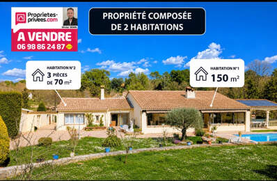 VASTE PROPRIETE EN DEUX HABITATIONS ET NOMBREUSES DEPENDANCES ! — photo du bien