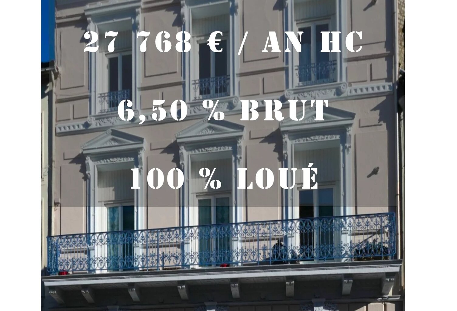 PROCHE DU VIEUX BOULOGNE – IMMEUBLE DE CARACTÈRE DE 5 APPARTEMENTS 100 % LOUÉS — photo 1