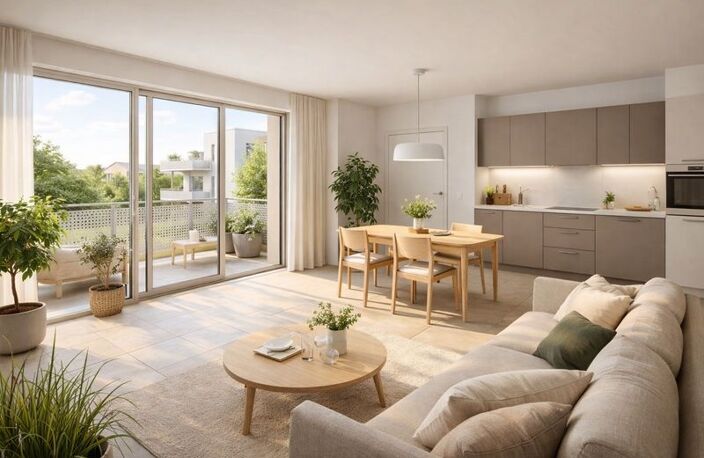 Votre futur cocon : T2 lumineux avec grand balcon. — photo 2