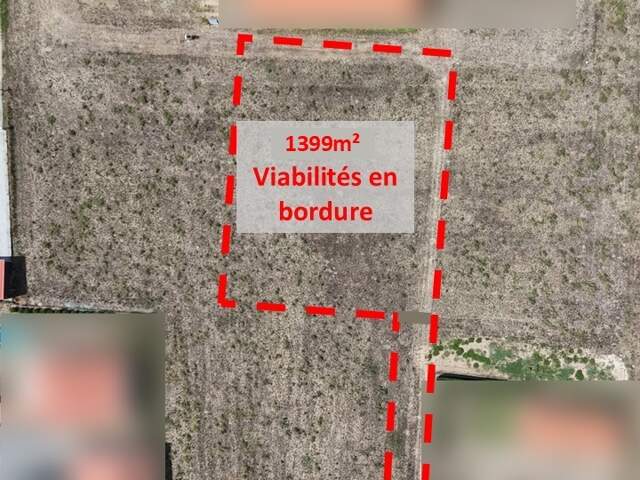 Vente Terrain 1 399 m&sup2; — photo du bien