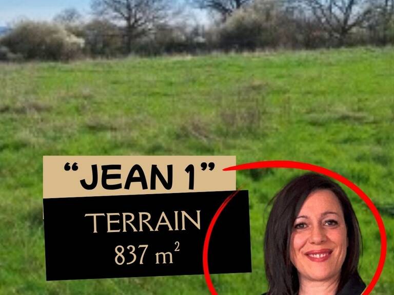 Vente Terrain à bâtir 837 m&sup2; — photo 1