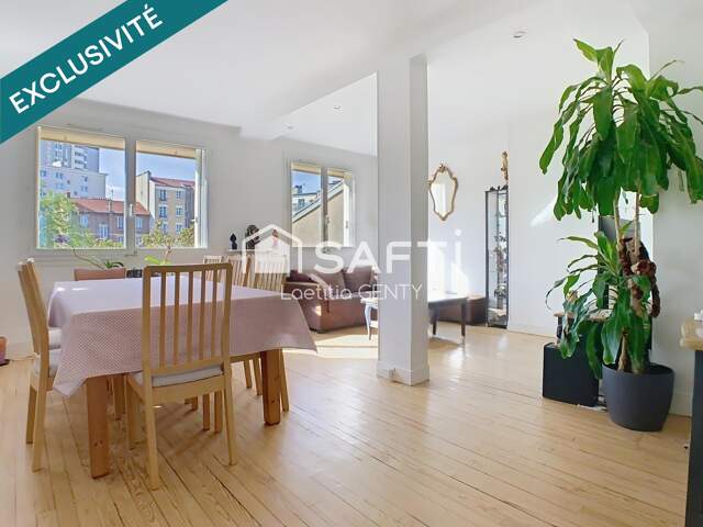 COLOMBES CENTRE - 70 M² - DERNIER ÉTAGE - JARDIN — photo du bien