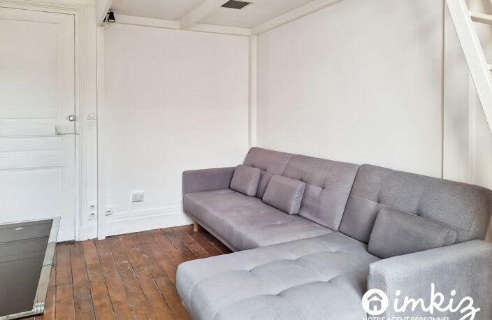 Paris 20ᵉ  Studio avec mezzanine et cour privative — photo 3