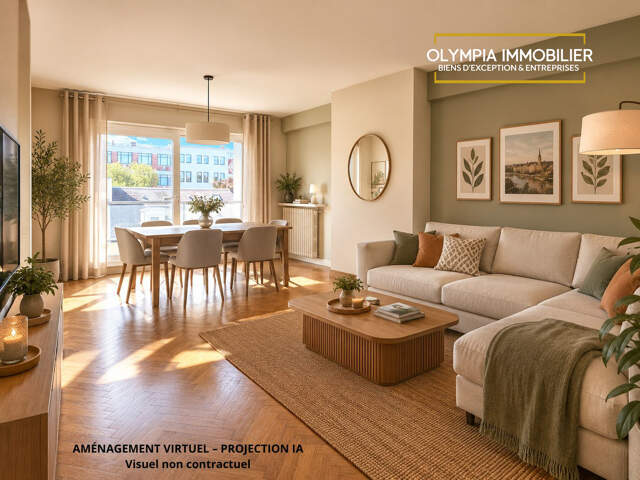 Appartement Traversant 90m2 - 3 chambres — photo du bien