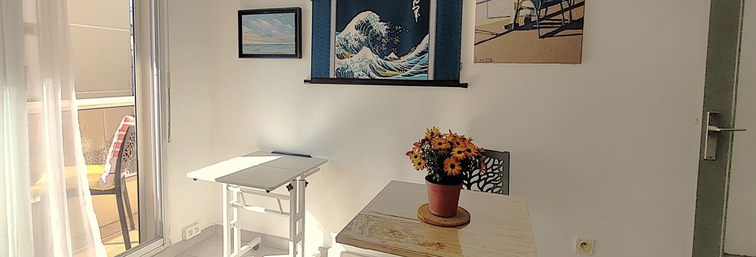 Appartement 1 Pièce 22 m² à louer à Cagnes-sur-Mer (06800)