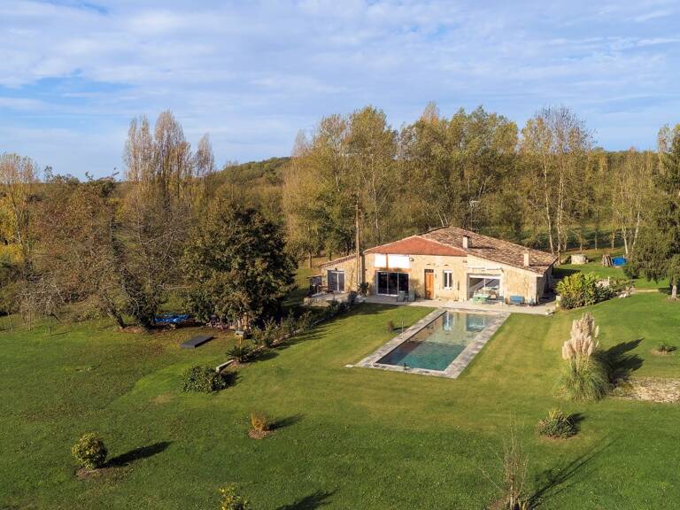 Belle Maison de caractère en pierre avec piscine et terrain de 7.5 ha - Proche de Castillonnès (47) — photo 1
