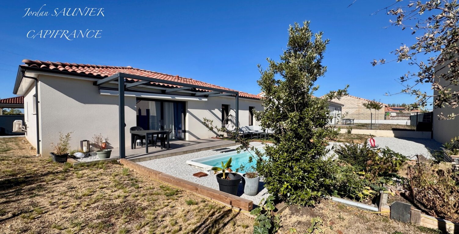 Maison à vendre plein pieds avec piscine 5 pièces REVEL (31) — photo 1