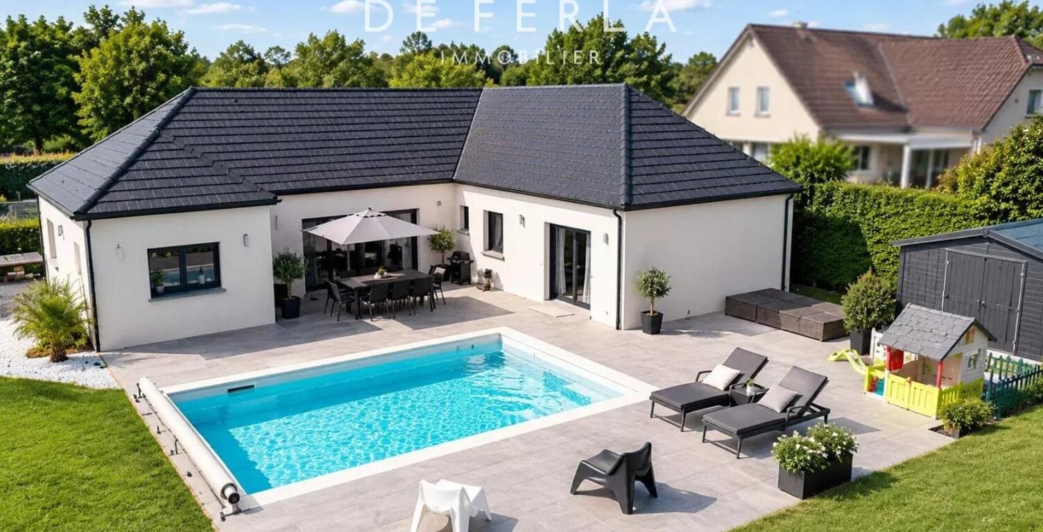 Maison contemporaine avec piscine — À quelques heures de Paris — photo 1