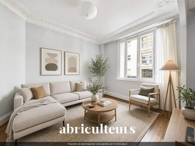 4 pièces au calme sur cour arborée – Charme de l’ancien – Paris 15e Convention – 72 m² — photo du bien
