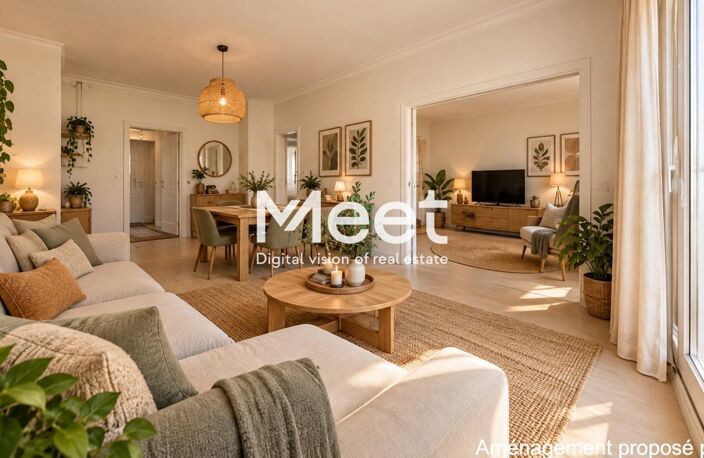 VITRY-SUR-SEINE – BEL APPARTEMENT 5 PIÈCES - LOGGIA - PARKING - CAVE — photo 3