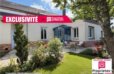 Exclusivité - Maison de ville dans l'hyper centre  de Chateauneuf  sur Loire avec garage et  terrain de 500 m² — photo du bien