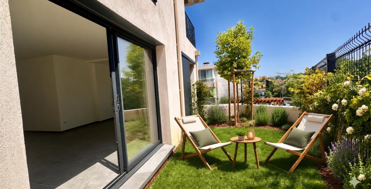 SIX FOURS LES PLAGES - CONSTRUCTION RECENTE - APPARTEMENT DE TYPE 3 -  68 m2 - TERRAIN 54 M² - PARKING EN SOUS SOL — photo 1