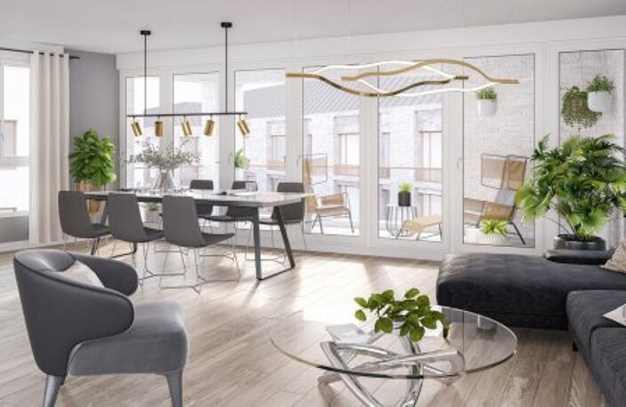 NOUVEAU - APPARTEMENT 3P AU COEUR D'UNE RESIDENCE VERDOYANTE  — photo 2