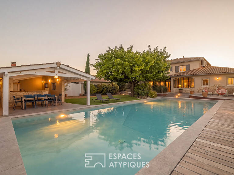 Maison de caractère avec piscine et verrière — photo 1