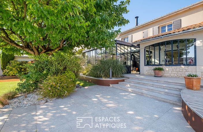 Maison de caractère avec piscine et verrière — photo 3