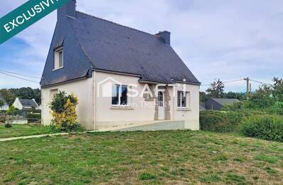 Maison 98 m²  Sous-sol complet  Terrain clos 1021 m²  Radenac (bourg) — photo du bien