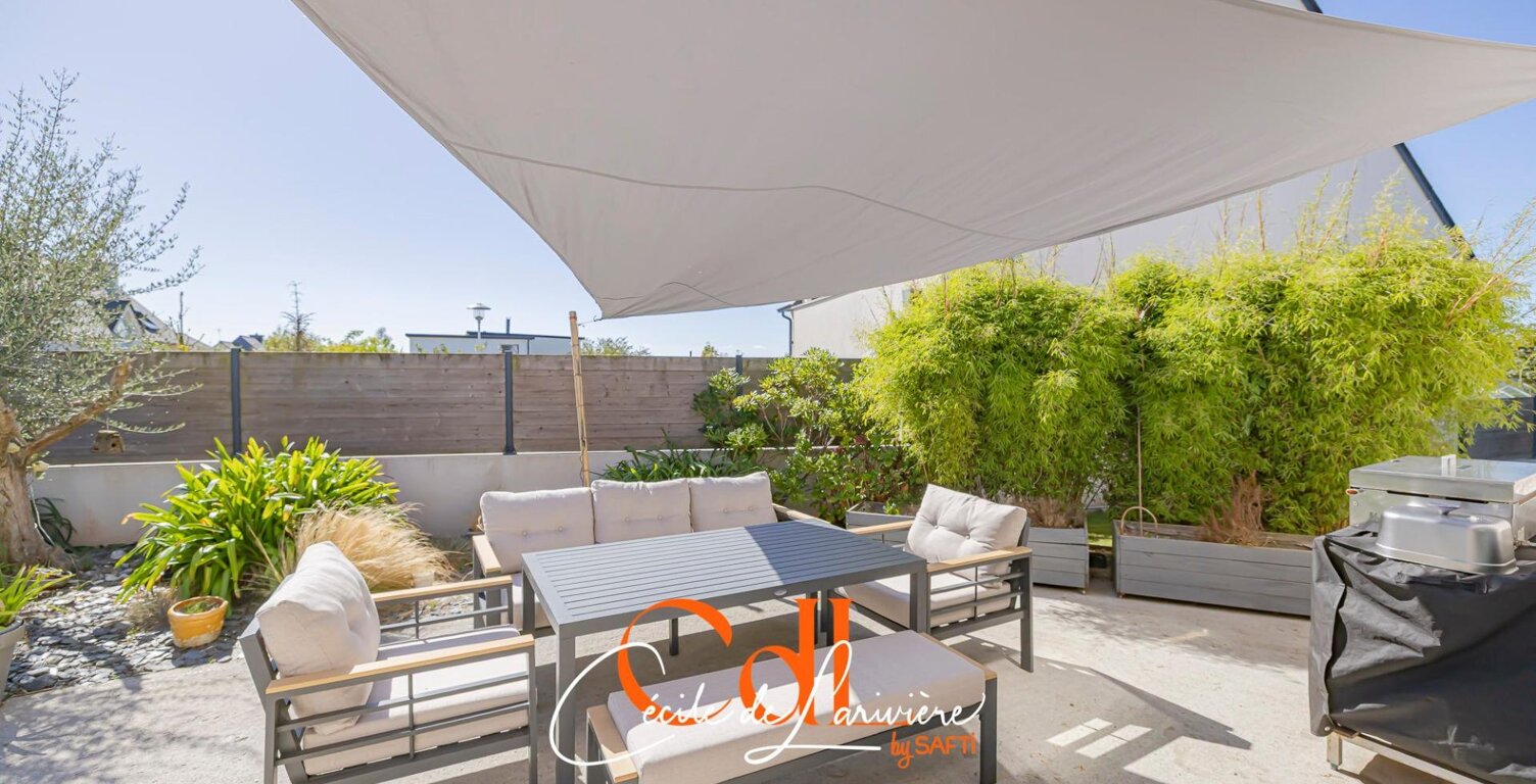 Maison contemporaine de plain-pied avec joli jardin — photo 1