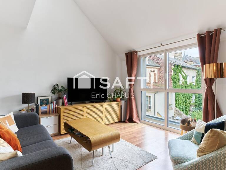 Exclusivité Rennes centre : duplex T4 93 m² surface plancher au calme — photo 1